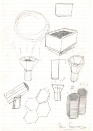 Pierre Favresse - Drawing - Work - Designer - Design - Preparatory sketch n°8